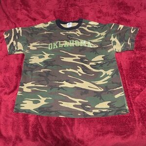 Oklahoma Camo Short Sleeve Tee